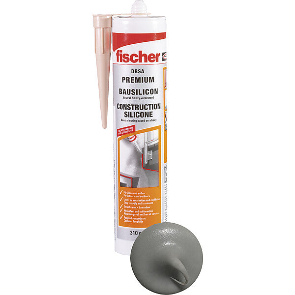 fischer Bausilicon betongrau DBSA GR